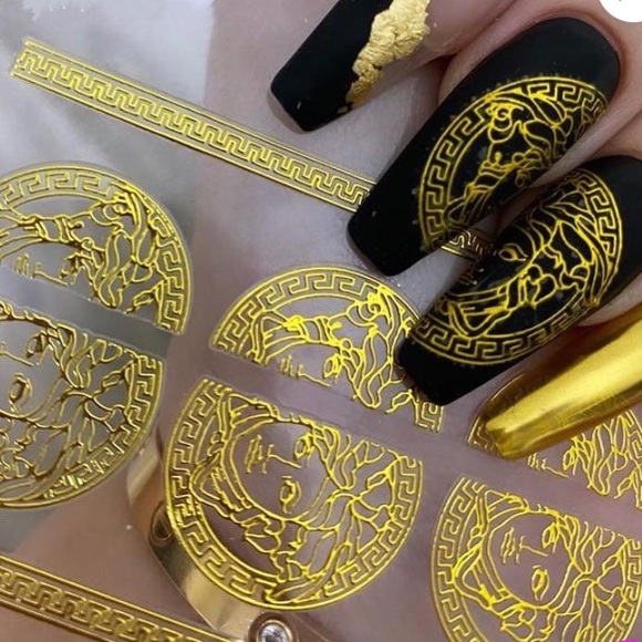 Other - DESIGNER GOLD NAIL STICKERS